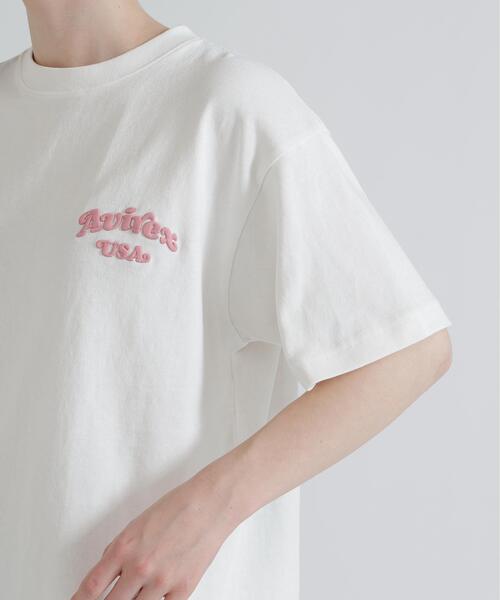 AVIREX(アヴィレックス)の「《直営店限定》S/S SAGARA CIRCLE LOGO T-SHIRT(Tシャツ/カットソー・レディース・ブラック/ネイビー/ホワイト・F)」の16枚目の写真