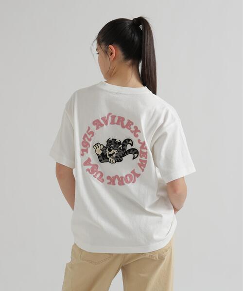 AVIREX(アヴィレックス)の「《直営店限定》S/S SAGARA CIRCLE LOGO T-SHIRT(Tシャツ/カットソー・レディース・ブラック/ネイビー/ホワイト・F)」の18枚目の写真