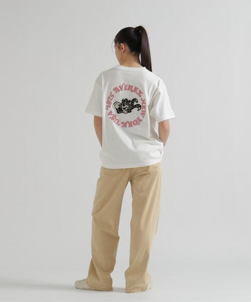 AVIREX(アヴィレックス)の「《直営店限定》S/S SAGARA CIRCLE LOGO T-SHIRT(Tシャツ/カットソー・レディース・ブラック/ネイビー/ホワイト・F)」の20枚目の写真