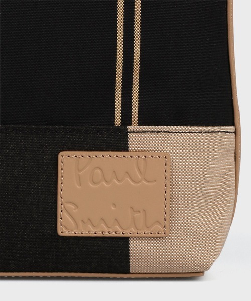 Paul Smith(ポールスミス)の「ウーブンストライプ ミニショルダーバッグ【363004 N250S】(ショルダーバッグ・メンズ・ブラック/ネイビー/グリーン・FREE)」の7枚目の写真