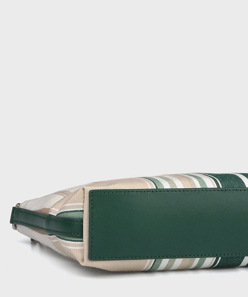 Paul Smith(ポールスミス)の「ウーブンストライプ ミニショルダーバッグ【363004 N250S】(ショルダーバッグ・メンズ・ブラック/ネイビー/グリーン・FREE)」の10枚目の写真