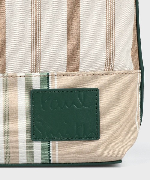 Paul Smith(ポールスミス)の「ウーブンストライプ ミニショルダーバッグ【363004 N250S】(ショルダーバッグ・メンズ・ブラック/ネイビー/グリーン・FREE)」の11枚目の写真