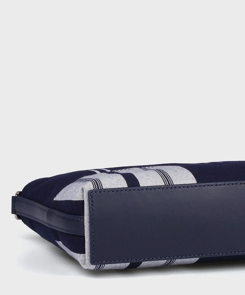 Paul Smith(ポールスミス)の「ウーブンストライプ ミニショルダーバッグ【363004 N250S】(ショルダーバッグ・メンズ・ブラック/ネイビー/グリーン・FREE)」の14枚目の写真