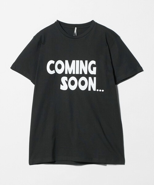 m's braque（エムズブラック）の「【別注】＜m’s braque＞COMING SOON Tシャツ（Tシャツ/カットソー・レディース・ホワイト/ブラック・M）」の2枚目の写真