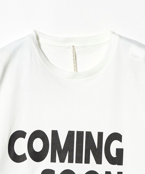 m's braque（エムズブラック）の「【別注】＜m’s braque＞COMING SOON Tシャツ（Tシャツ/カットソー・レディース・ホワイト/ブラック・M）」の10枚目の写真