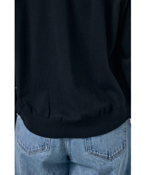 AZUL by moussy(アズールバイマウジー)の「【身長/骨格別着用画像あり】Vネックベーシックニットカーディガン 春服 秋服 羽織 ニットトップス(カーディガン/ボレロ・レディース・カーキ/ライトピンク/ブラック・FREE)」の10枚目の写真