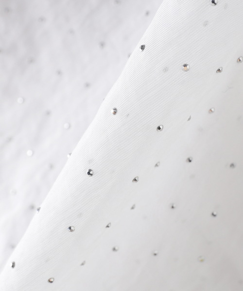 Couture d'adam(クチュールドアダム)の「COUTURE D’ADAM (クチュール ド アダム) Italian Glitter Shirt(シャツ/ブラウス・メンズ・ホワイト/ブラック・40/42)」の5枚目の写真
