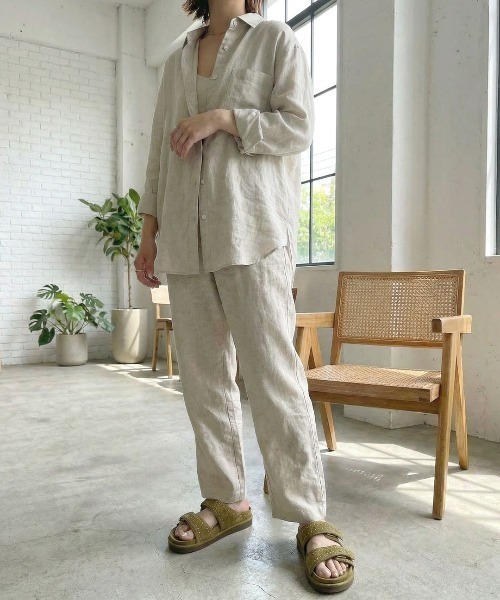 ASH（アッシュ）の「アッシュ【URUS】ベルトサンダル スタッズ ダブルベルト スエード レザー スライドサンダル 4.5cmヒール（サンダル・レディース・ブラウン/グリーン・36/37/38/39/40）」の18枚目の写真