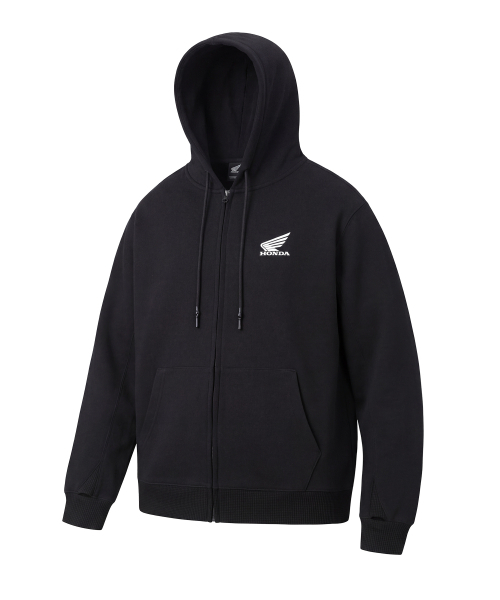PHYPS MOTORCYCLE(フィップスモーターサイクル)の「H-Tech Grid Mix Hoodie Zip-Up Black(パーカー・レディース・その他・SMALL/MEDIUM/LARGE/X-LARGE)」の1枚目の写真