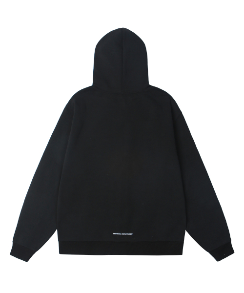 PHYPS MOTORCYCLE(フィップスモーターサイクル)の「H-Tech Grid Mix Hoodie Zip-Up Black(パーカー・レディース・その他・SMALL/MEDIUM/LARGE/X-LARGE)」の3枚目の写真