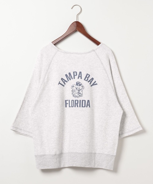 Champion(チャンピオン)の「【Champion(チャンピオン)】裏毛半袖プルオーバー(スウェット・レディース・ブラック/ライトグレー/ブラウン・LARGE/MEDIUM)」の4枚目の写真