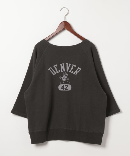 Champion(チャンピオン)の「【Champion(チャンピオン)】裏毛半袖プルオーバー(スウェット・レディース・ブラック/ライトグレー/ブラウン・LARGE/MEDIUM)」の5枚目の写真