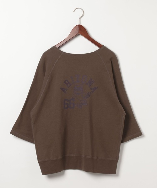 Champion(チャンピオン)の「【Champion(チャンピオン)】裏毛半袖プルオーバー(スウェット・レディース・ブラック/ライトグレー/ブラウン・LARGE/MEDIUM)」の6枚目の写真