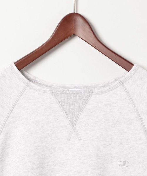 Champion(チャンピオン)の「【Champion(チャンピオン)】裏毛半袖プルオーバー(スウェット・レディース・ブラック/ライトグレー/ブラウン・LARGE/MEDIUM)」の7枚目の写真