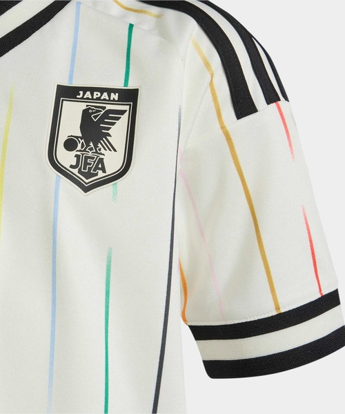 adidas(アディダス)の「キッズ アディダス サッカー日本代表 2026 アウェイ レプリカ ユニフォーム ミニキット / アディダス adidas(Tシャツ/カットソー・キッズ・ホワイト・110/100/120/90)」の6枚目の写真