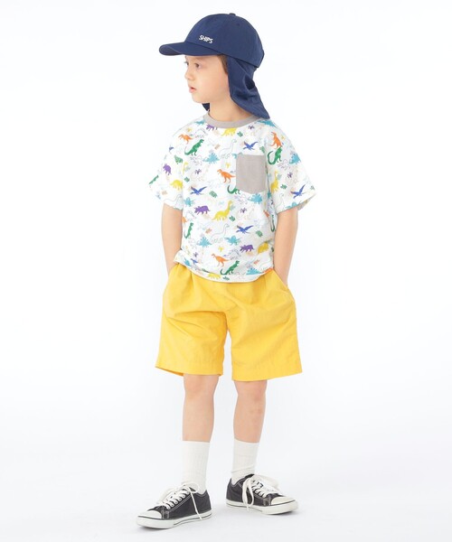 SHIPS(シップス)の「SHIPS KIDS:120~130cm /ダイナソー Tシャツ(Tシャツ/カットソー・キッズ・ベージュ/オフホワイト・100/110/130/120)」の8枚目の写真