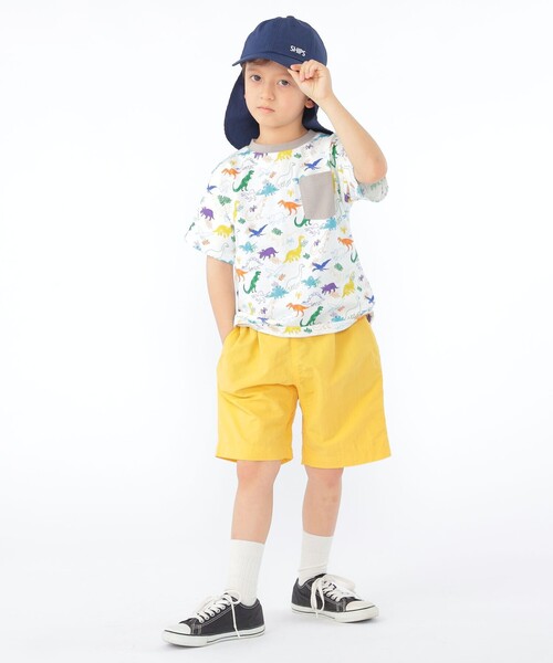 SHIPS(シップス)の「SHIPS KIDS:120~130cm /ダイナソー Tシャツ(Tシャツ/カットソー・キッズ・ベージュ/オフホワイト・100/110/130/120)」の10枚目の写真