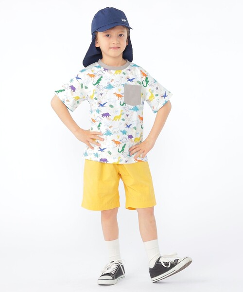 SHIPS(シップス)の「SHIPS KIDS:120~130cm /ダイナソー Tシャツ(Tシャツ/カットソー・キッズ・ベージュ/オフホワイト・100/110/130/120)」の11枚目の写真