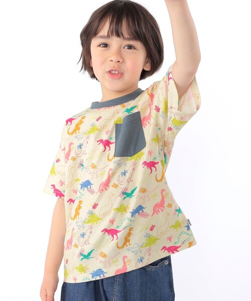 SHIPS(シップス)の「SHIPS KIDS:120~130cm /ダイナソー Tシャツ(Tシャツ/カットソー・キッズ・ベージュ/オフホワイト・100/110/130/120)」の14枚目の写真