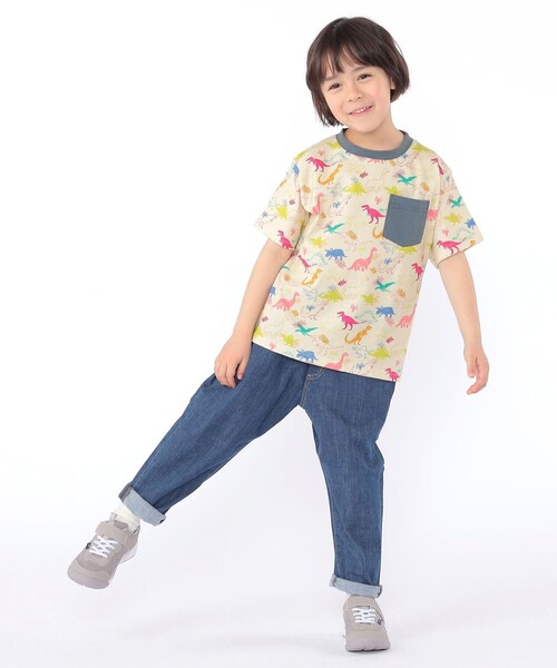 SHIPS(シップス)の「SHIPS KIDS:120~130cm /ダイナソー Tシャツ(Tシャツ/カットソー・キッズ・ベージュ/オフホワイト・100/110/130/120)」の18枚目の写真