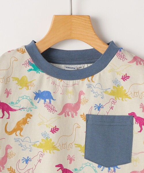 SHIPS(シップス)の「SHIPS KIDS:120~130cm /ダイナソー Tシャツ(Tシャツ/カットソー・キッズ・ベージュ/オフホワイト・100/110/130/120)」の22枚目の写真