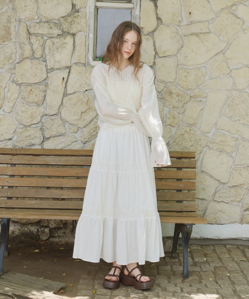 OLUN(オルン)の「platform strap sandal/厚底ストラップサンダル(サンダル・レディース・ブラウン/ベージュ/ブラック/アイボリー・SMALL/LARGE/MEDIUM/LL)」の18枚目の写真