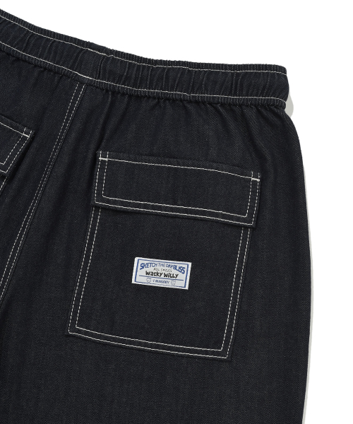 Wacky WiLLy(ワッキーウィリー)の「イージーデニムショートパンツインディゴ(その他パンツ・レディース・その他・SMALL/MEDIUM/LARGE/X-LARGE)」の2枚目の写真