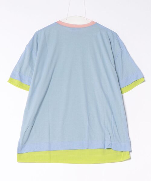 Vivienne Westwood(ヴィヴィアンウエストウッド)の「シースルードライコットンレイヤードTシャツ(Tシャツ/カットソー・レディース・ブルー系その他/グレー系その他2・FREE)」の3枚目の写真