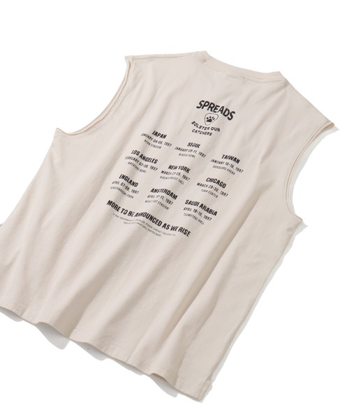 POWER TO THE PEOPLE(パワートゥーザピープル)の「【POWER TO THE PEOPLE/パワートゥーザピープル】ヴィンテージデザイン ノースリーブTシャツ(Tシャツ/カットソー・メンズ・ブラック系2/ブラック系その他/ホワイト系3/ブラック系その他2/ホワイト系1/ホワイト系2/ブラウン系1/ブラウン系2/ブラック系1・M/L/LL)」の17枚目の写真