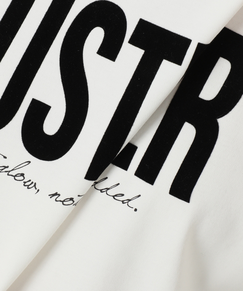B.C STOCK(ベーセーストック)の「手洗い / 接触冷感 / スムースフロッキープリントTEE(Tシャツ/カットソー・レディース・ブラック/イエロー/ホワイト・FREE)」の10枚目の写真