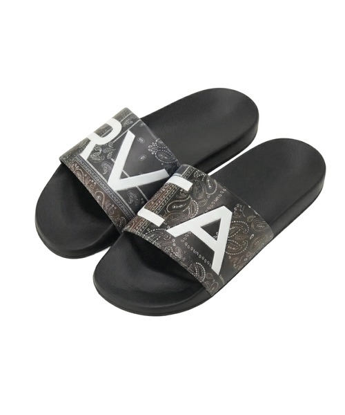 RVCA(ルーカ)の「RVCA SHOWER SLIDE(サンダル・メンズ・ブラック・M/L/XL)」の1枚目の写真