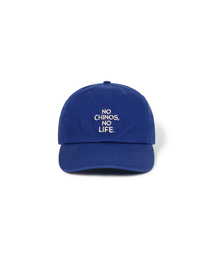 RISE&BELOW（ライズアンドビロー）の「NO CHINOS NO LIFE. ボールキャップ BLUE（キャップ）」