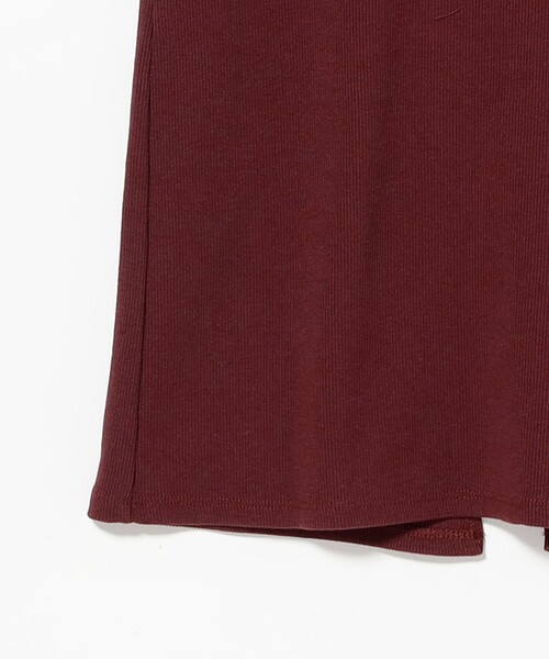 Ray BEAMS(レイビームス)の「キリカエ RIB カット ワンピース(ワンピース・レディース・ブラック/ワイン・ONE SIZE)」の9枚目の写真