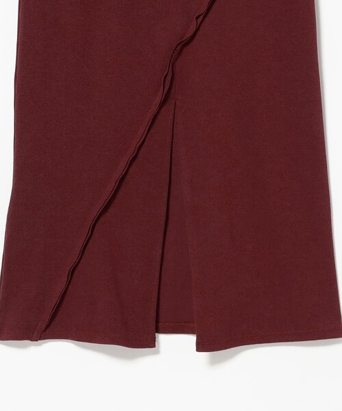 Ray BEAMS(レイビームス)の「【8/6 再値下げ】キリカエ リブ カット ワンピース(ワンピース・レディース・ブラック/ワイン・ONE SIZE)」の15枚目の写真