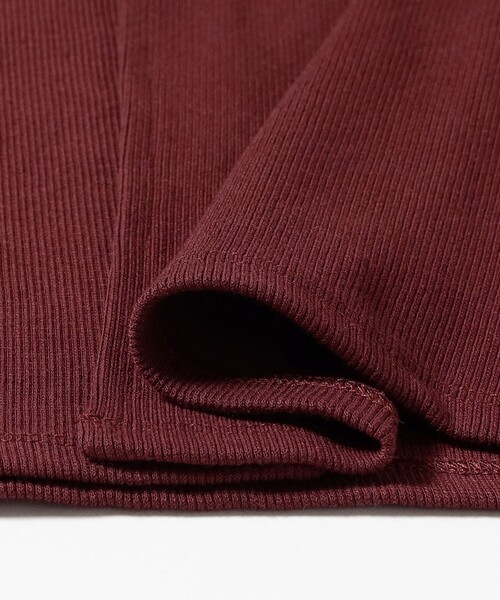 Ray BEAMS(レイビームス)の「【8/6 再値下げ】キリカエ リブ カット ワンピース(ワンピース・レディース・ブラック/ワイン・ONE SIZE)」の17枚目の写真