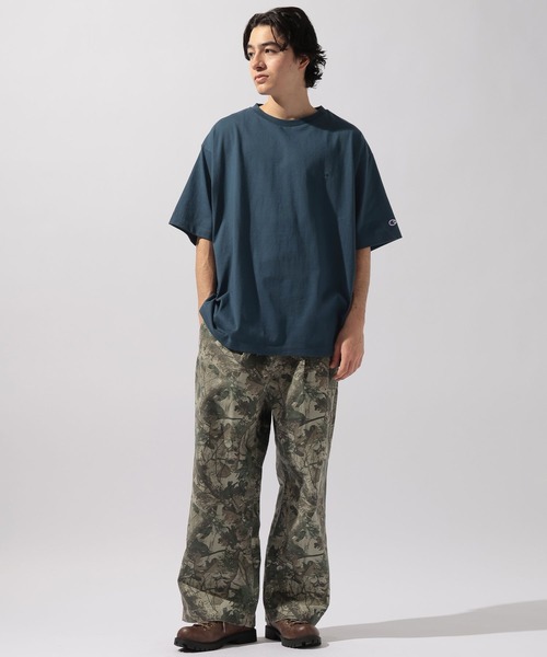 Champion(チャンピオン)の「【Champion(チャンピオン)】別注 NATOKii(ネイトゥーキー)バックプリントTシャツ(Tシャツ/カットソー・メンズ・ネイビー/ライトグレー/グリーン・MEDIUM/LARGE)」の12枚目の写真