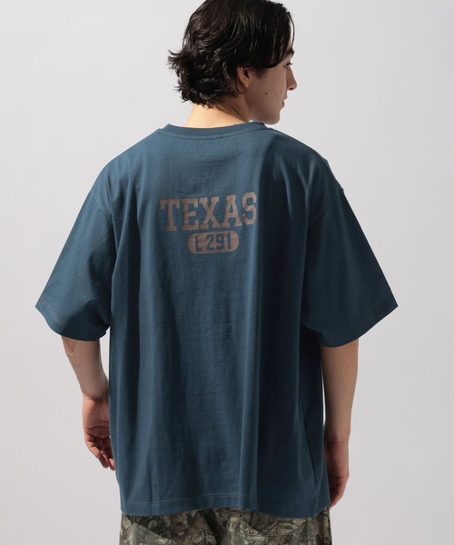 Champion(チャンピオン)の「【Champion(チャンピオン)】別注 NATOKii(ネイトゥーキー)バックプリントTシャツ(Tシャツ/カットソー・メンズ・ネイビー/ライトグレー/グリーン・MEDIUM/LARGE)」の15枚目の写真