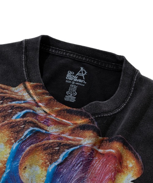 go slow caravan(ゴースローキャラバン)の「RAY綿 G/D SOMETHING SPECIAL TEE(Tシャツ/カットソー・メンズ・ブラック系その他2/ミント・LARGE/X-LARGE/MEDIUM)」の3枚目の写真