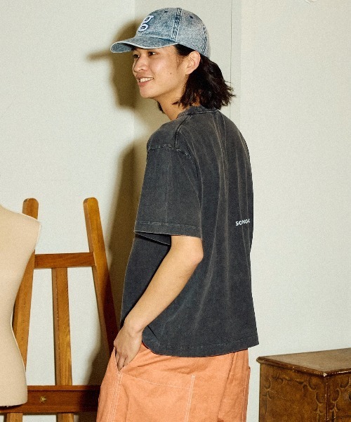 go slow caravan(ゴースローキャラバン)の「RAY綿 G/D SOMETHING SPECIAL TEE(Tシャツ/カットソー・メンズ・ブラック系その他2/ミント・LARGE/X-LARGE/MEDIUM)」の13枚目の写真