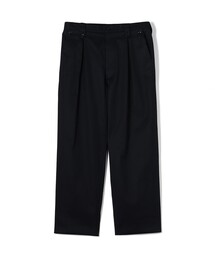 60/2コットンギャバジン 1タックペグトップパンツ
