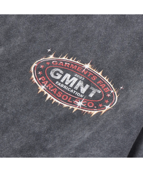 GARMENTS FAB(ガーメンツファブ)の「Washed Shine Oval Logo Tee (CHARCOAL)(Tシャツ/カットソー・レディース・その他・LARGE/MEDIUM)」の4枚目の写真