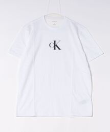 Calvin Klein（カルバン・クライン）の「【CALVIN KLEIN】ロゴＴシャツ　半袖　シンプル　クルーネック（Tシャツ/カットソー）」
