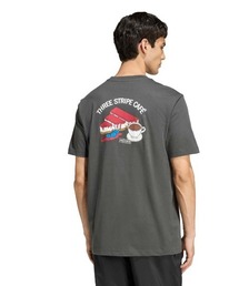 アディダス adidas コーヒー カフェ チーズケーキ グラフィックTシャツ