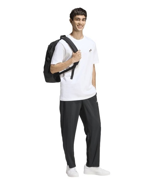 adidas(アディダス)の「アディダス adidas コーヒー カフェ チーズケーキ グラフィックTシャツ(Tシャツ/カットソー・メンズ・ホワイト/ダークグレー・S/M/L/LL/3L)」の4枚目の写真
