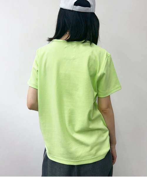 MIDVEIN(ミッドヴェイン)の「studs logo Tshirt(Tシャツ/カットソー・レディース・ブラック/ホワイト/レッド/ライム・FREE)」の8枚目の写真