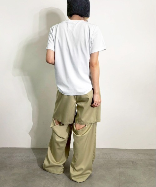 MIDVEIN(ミッドヴェイン)の「studs logo Tshirt(Tシャツ/カットソー・レディース・ブラック/ホワイト/レッド/ライム・FREE)」の15枚目の写真