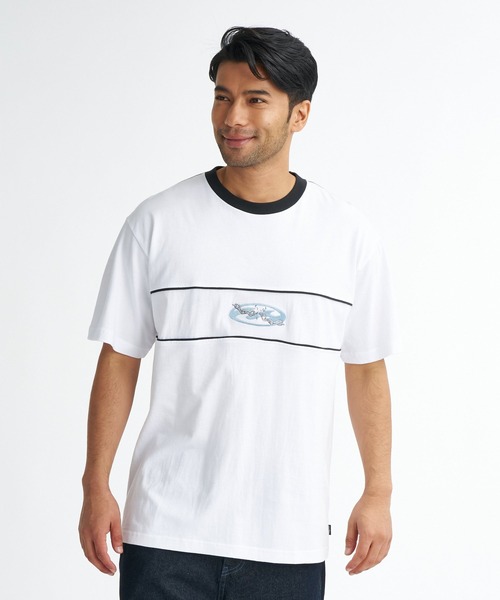 BILLABONG(ビラボン)の「BILLABONG メンズ BAD DOG PRECISSION TEE Tシャツ 【2026年夏モデル】(Tシャツ/カットソー・メンズ・ホワイト/ブラック・MEDIUM/LARGE/X-LARGE)」の2枚目の写真