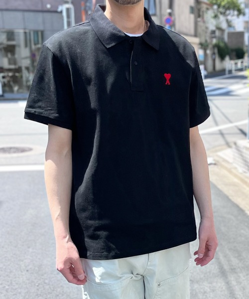 セール】【AMI PARIS】アミ パリス Small Heart Polo Shirt ワン