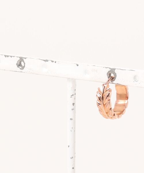 IRIEBEACH(アイリービーチ)の「Maile hoop pierce/【ハワイアンジュエリー】【サージカルステンレス】【金属アレルギー対応】【IRIEBEACH / アイリービーチ】つけっぱなしOK(ピアス(片耳用)・レディース・ゴールド/ピンク/シルバー・FREE)」の5枚目の写真