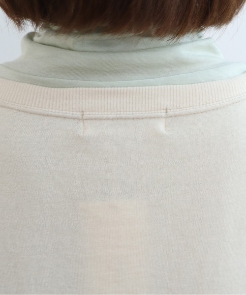 PAR ICI(パーリッシィ)の「製品染め ガーゼ裏毛切り替えプルオーバー(Tシャツ/カットソー・レディース・オレンジ/アイボリー/グレー・FREE)」の21枚目の写真